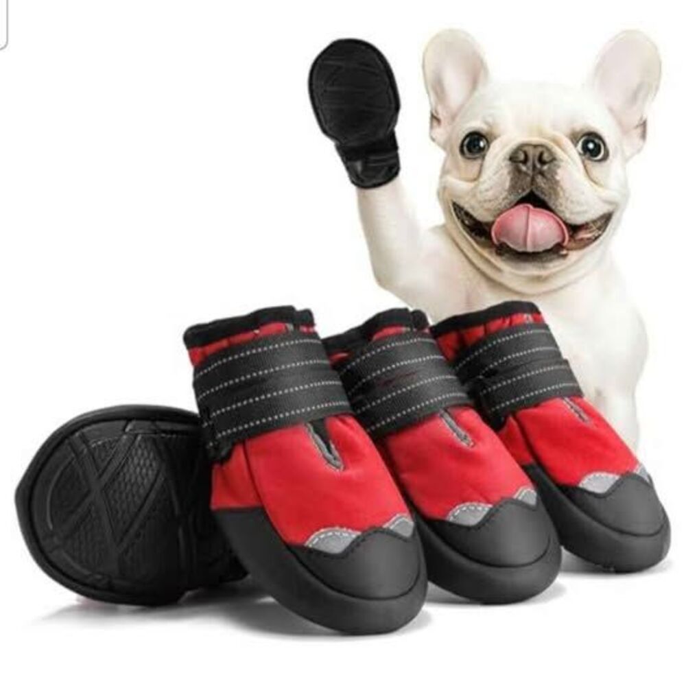Dog Shoes for Large Dogs, Waterproof Dog Boots for Winter Snow, Summer Hot Pavem